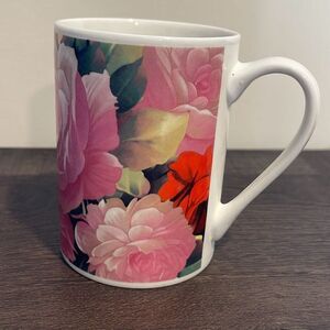 All for You Product Corporation Vintage Flowered Coffee Mug‎ Pink